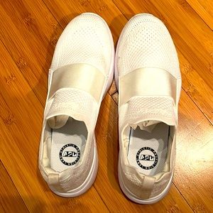 APL Women's Athletic Shoes in White and Cream